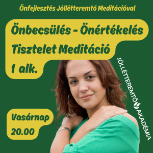 Önbecsülés-Önértékelés-Tisztelet Meditáció Sorozat 1 alk.